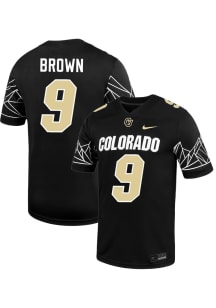 Sincere Brown  Nike Colorado Buffaloes Black Football NIL Game Football Jersey