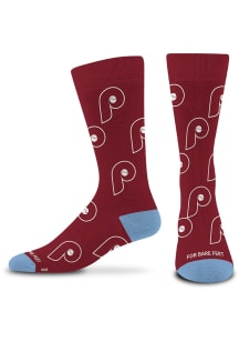 Philadelphia Phillies Allover Coopersburg Mens Dress Socks