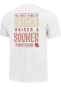Oklahoma Sooners White Best Kind Of Father Short Sleeve T Shirt