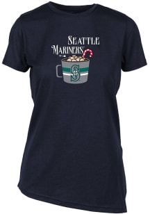 Levelwear Seattle Mariners Womens Navy Blue Birch Mellow Short Sleeve T-Shirt