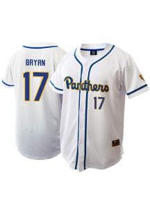 Sam Bryan  Pitt Panthers Mens White NIL Baseball Jersey