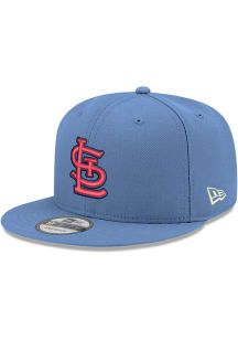 New Era St Louis Cardinals Light Blue Sky Blue League Side Patch 9FIFTY Mens Snapback Hat