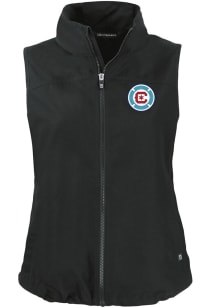 Cutter and Buck Chicago Fire Womens Black Charter Vest