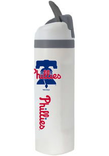 The Memory Company Philadelphia Phillies 20oz Flip Top Stainless Steel Tumbler - White