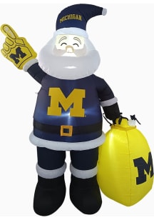 Michigan Wolverines  Outdoor Inflatable Santa