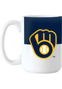 Milwaukee Brewers Colorblock Ceramic Mug -