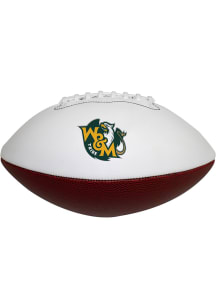 William & Mary Tribe Logo Brands  Autograph Football