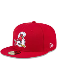 New Era Springfield Cardinals Mens Red 2026 MiLB AC 59FIFTY Fitted Hat