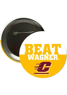 Central Michigan Chippewas BEAT Wagner 3" Button - Maroon