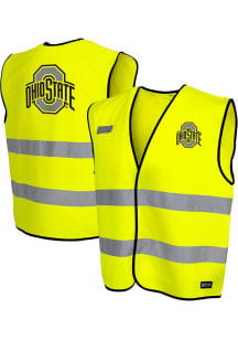 Buffalo Outdoors Ohio State Buckeyes Mens Yellow Hi-Vis Sleeveless Jacket