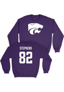 Justin Stephens K-State Wildcats Mens Purple NIL Legacy Player Crew