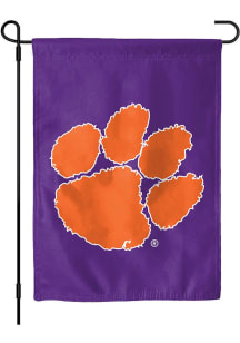 Clemson Tigers 13x18 2 Sided Garden Flag - Purple