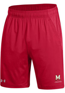 Under Armour Maryland Terrapins Mens Red Tech Vent Shorts