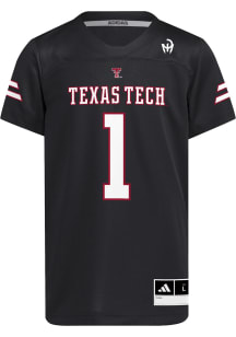 Adidas Texas Tech Red Raiders Youth Black Replica 26 Football Jersey