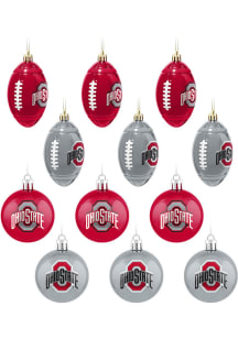 Ohio State Buckeyes 12 Pack Ornament - Red