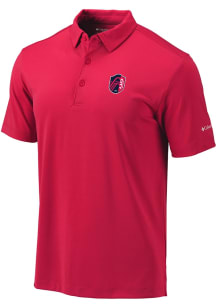 Columbia St Louis City SC Mens Red Drive Polo Short Sleeve Polo