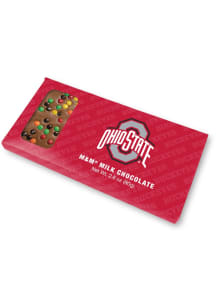 Ohio State Buckeyes Window Milk Chocolate w/ M&M's Candy