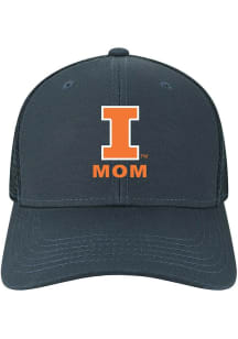 Legacy Illinois Fighting Illini Mom Mid Pro Trucker Adjustable Hat - Navy Blue