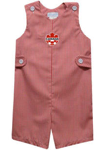 Vive La Fete Canada National Team Toddler Red John Overalls