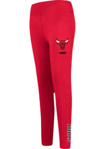 Pro Standard Chicago Bulls Girls Red Classic Essentials Bottoms Leggings