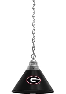 Georgia Bulldogs Single Silver Billiard Lamp