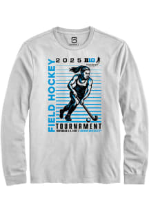 Summit Sportswear Big Ten White 2025 Field Hockey Tournament Long Sleeve T Shirt