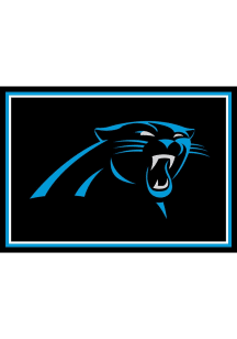 Carolina Panthers 3x4 Area Rug Interior Rug - Black