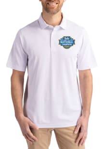 Cutter and Buck UCLA Bruins Mens White 2026 WBB Champions Virtue Eco Pique Short Sleeve Polo
