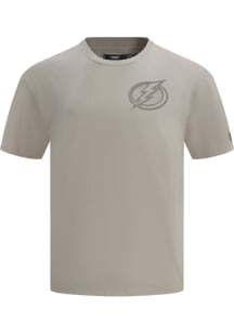 Pro Standard Tampa Bay Lightning Tan Neutral Short Sleeve Fashion T Shirt