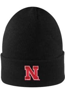 LogoFit Nebraska Cornhuskers Black South Pole Mens Knit Hat