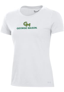 Under Armour George Mason University Womens White Performance Short Sleeve T-Shirt