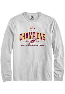 Summit Sportswear Central Michigan Chippewas White MAC 2026 Men's Outdoor Track & Field Champions..