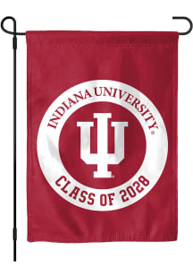 Indiana Hoosiers Class of 2028 Garden Flag - Red
