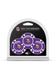 Minnesota Vikings Poker Chip 3 Pack Golf Ball Marker