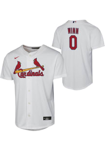 Masyn Winn  Nike St Louis Cardinals Youth White Home Replica Jersey