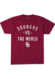 BreakingT Oklahoma Sooners Youth Crimson Vs. The World Player Tee