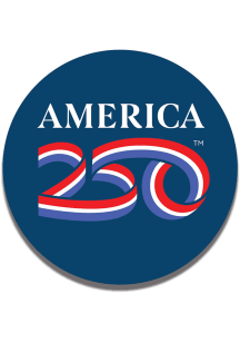 America 250 Souvenir Circle Logo Pin - Blue