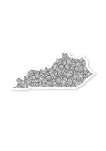 Kentucky southern inspired designs Stickers - Black
