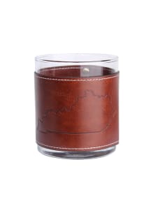 Kentucky southern inspired designs Graphic Rock Glass - Brown