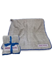 Boise State Broncos Primary Frosty Gameday Fleece Fleece Blanket - Grey