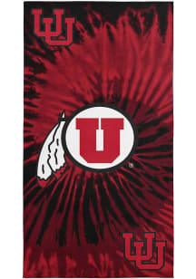 Utah Utes Psychedelic Beach Towel