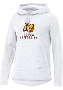 Under Armour Rowan University Womens White Armour Fleece Hooded Sweatshirt