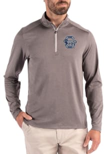 Cutter and Buck Penn State Nittany Lions Mens Graphite Vault Coastline Long Sleeve Qtr Zip Pullove..