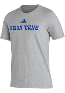 Adidas Tulsa Golden Hurricane Grey Reign 'Cane Fresh Short Sleeve T Shirt