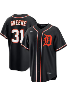 Riley Greene Detroit Tigers Mens Replica Carbon Fashion Jersey - Black