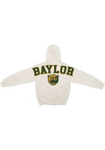 Something Inked Baylor Bears Mens Ivory Chenille Arch Mascot Long Sleeve Hoodie