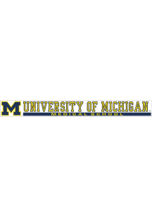 Michigan Wolverines Medical School Auto Static Cling Decal - Yellow