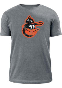 New Era Baltimore Orioles Grey Bird primary Short Sleeve T Shirt
