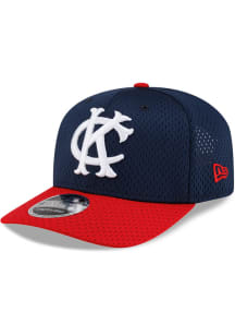 New Era Kansas City Athletics Jersey Mesh 9SEVENTY Stretch Snap Adjustable Hat - Blue