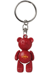 Iowa State Cyclones Beary Cute Keychain - Cardinal